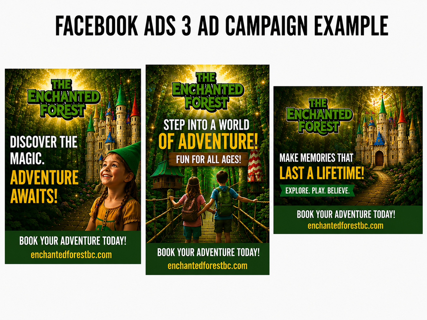 Enchanted Forest 3-ad campaign example
